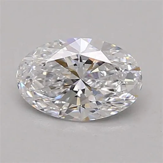 0.56ct Oval Lab Grown Diamond (Colour D, Clarity VVS1, Cut EX, IGI Certified)