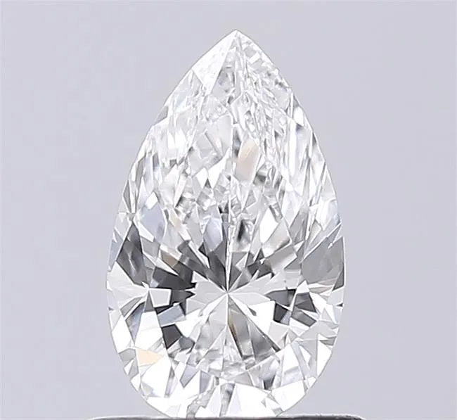 0.67ct Pear Lab Grown Diamond (Colour D, Clarity VVS2, IGI Certified)