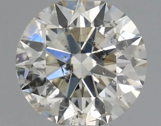0.70ct Round Natural Diamond (Colour K, Clarity I1, Cut VG, IGI Certified)