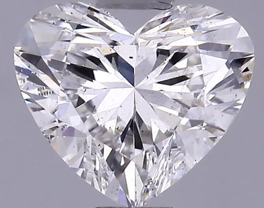 0.72ct Heart Lab Grown Diamond (Colour E, Clarity SI1, IGI Certified)