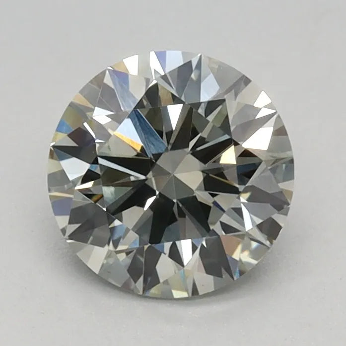 0.76ct Round Lab Grown Diamond (Colour Fancy Green, Clarity VVS2, Cut ID, IGI Certified)