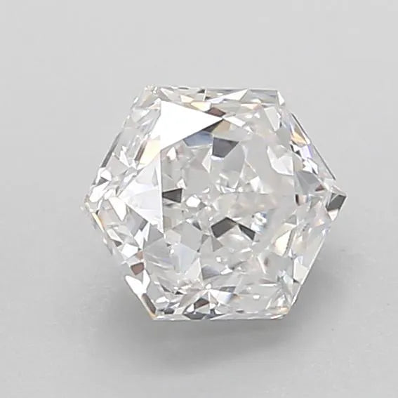 0.89ct Hexagonal Lab Grown Diamond (Colour E, Clarity VVS2, IGI Certified)