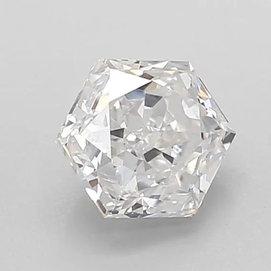 0.89ct Hexagonal Lab Grown Diamond (Colour E, Clarity VVS2, IGI Certified)