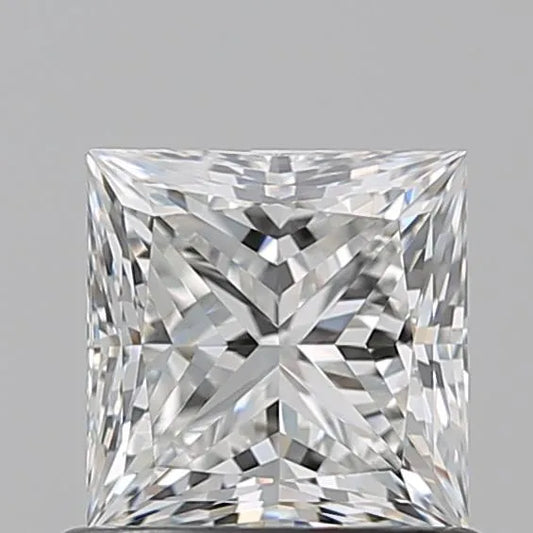 0.90ct Princess Natural Diamond (Colour G, Clarity VS2, GIA Certified)