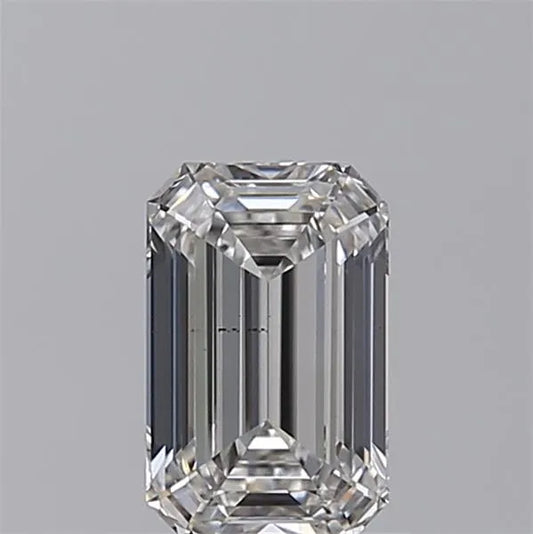 0.91ct Emerald Lab Grown Diamond (Colour G, Clarity VS2, IGI Certified)