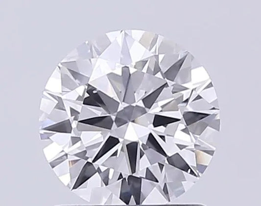 0.91ct Round Lab Grown Diamond (Colour D, Clarity VS1, Cut EX, IGI Certified)