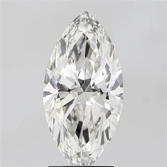 2.68ct Marquise Lab Grown Diamond (Colour G, Clarity VVS2, IGI Certified)
