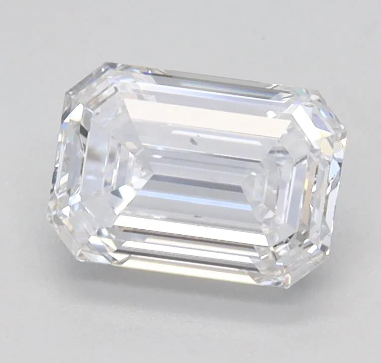 1.00ct Emerald Lab Grown Diamond (Colour D, Clarity VS2, IGI Certified)