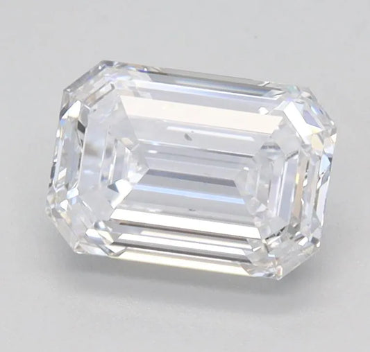 1.00ct Emerald Lab Grown Diamond (Colour D, Clarity VS2, IGI Certified)