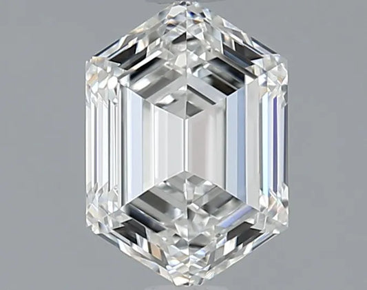 1.00ct Hexagonal Natural Diamond (Colour G, Clarity VVS2, GIA Certified)