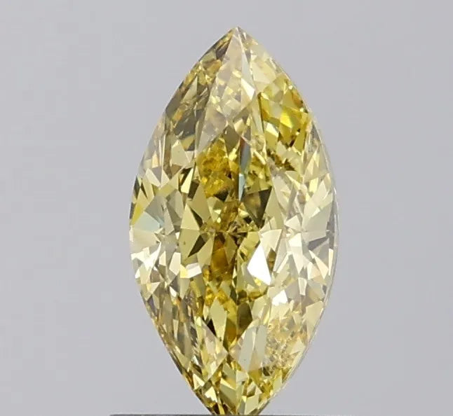 1.00ct Marquise Lab Grown Diamond (Colour Fancy Intense Yellow, Clarity VVS2, IGI Certified)