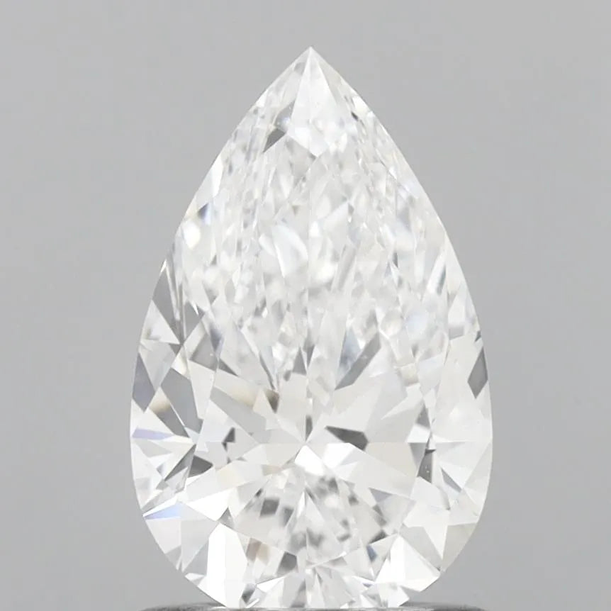 1.00ct Pear Lab Grown Diamond (Colour D, Clarity VVS1, IGI Certified)