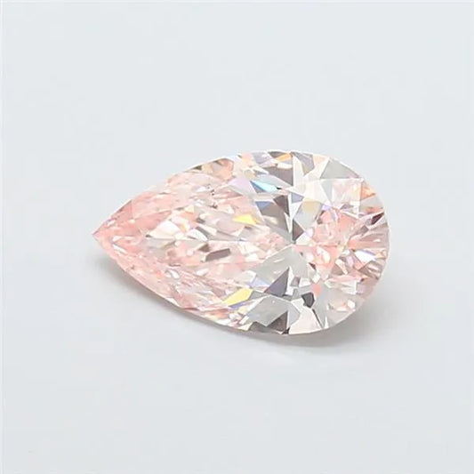 1.00ct Pear Lab Grown Diamond (Colour Fancy Pink, Clarity SI1, IGI Certified)