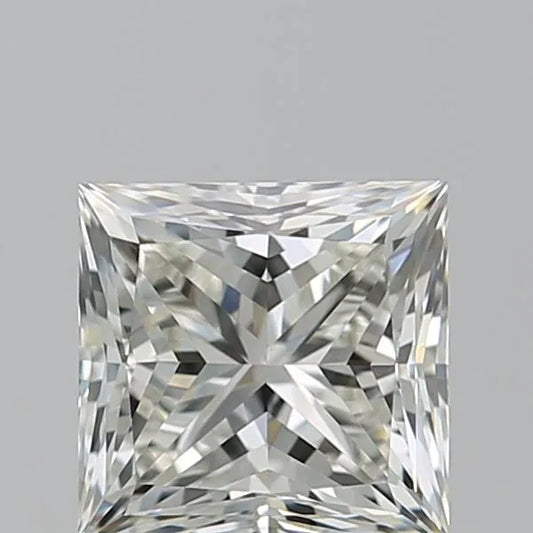 1.01ct Princess Natural Diamond (Colour G, Clarity VVS2, Cut VG, IGI Certified)