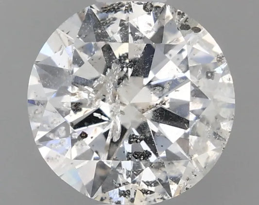 1.01ct Round Natural Diamond (Colour F, Clarity I1, Cut VG, IGI Certified)