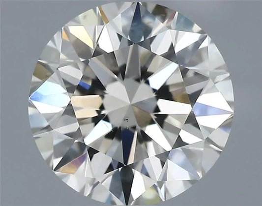 1.01ct Round Natural Diamond (Colour K, Clarity VS2, Cut EX, GIA Certified)