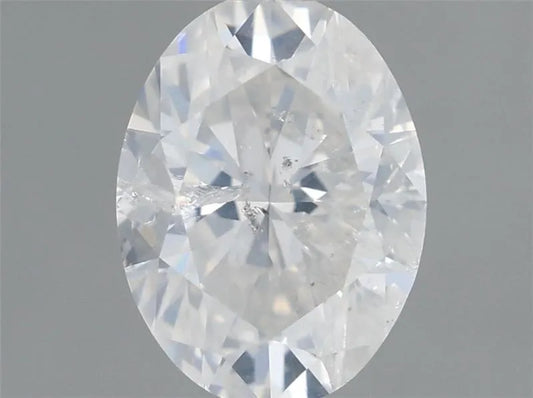 1.02ct Oval Natural Diamond (Colour G, Clarity I1, Cut VG, IGI Certified)