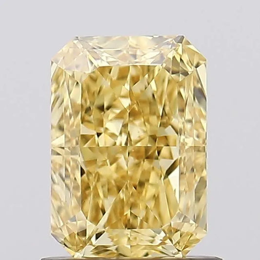 1.02ct Radiant Lab Grown Diamond (Colour Fancy Vivid Yellow, Clarity VS1, IGI Certified)
