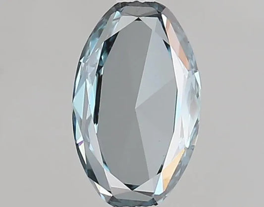 1.02ct Rose Lab Grown Diamond (Colour Fancy Intense Green Blue, Clarity VS1, IGI Certified)
