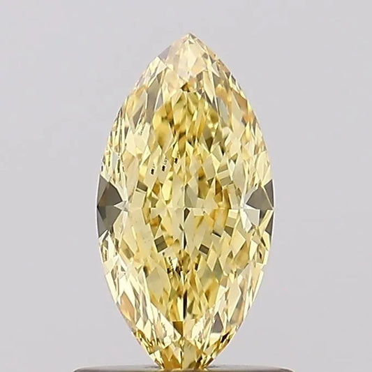 1.03ct Marquise Lab Grown Diamond (Colour Fancy Intense Yellow, Clarity VVS2, IGI Certified)