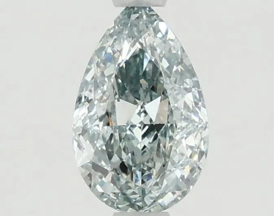1.05ct Pear Lab Grown Diamond (Colour Fancy Intense Green, Clarity VVS2, IGI Certified)
