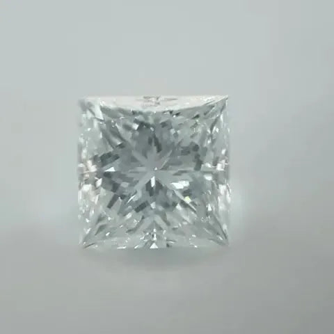 1.05ct Princess Natural Diamond (Colour F, Clarity VVS2, Cut EX, GIA Certified)