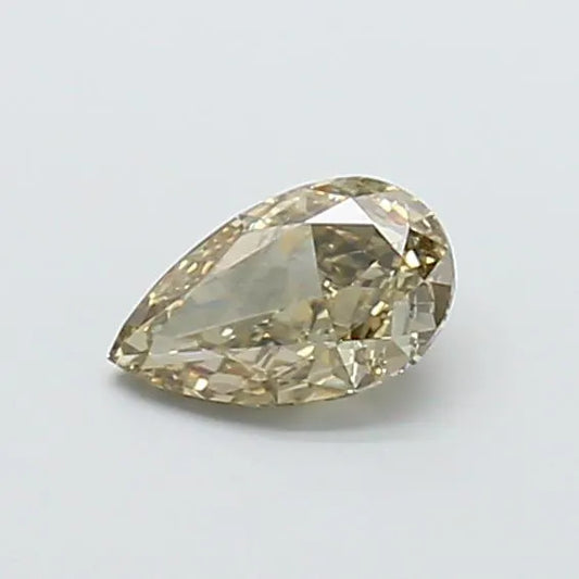 1.11ct Pear Lab Grown Diamond (Colour Light Yellow Gray, Clarity VVS2, IGI Certified)