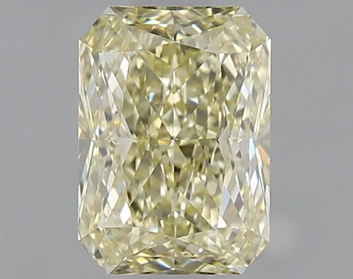 1.12ct Radiant Natural Diamond (Colour Fancy Light Yellow, Clarity IF, GIA Certified)