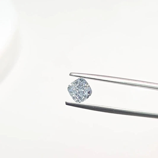 1.13ct Cushion modified Lab Grown Diamond (Colour Fancy Light Blue, Clarity VVS2, IGI Certified)