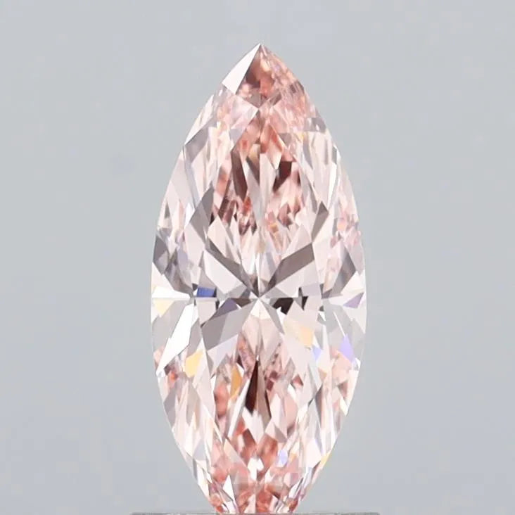 1.13ct Marquise Lab Grown Diamond (Colour Fancy Pink, Clarity VS1, IGI Certified)