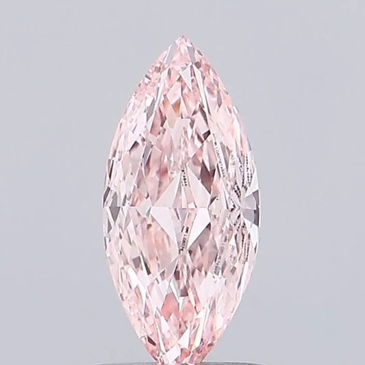 1.15ct Marquise Lab Grown Diamond (Colour Fancy Vivid Pink, Clarity VVS2, IGI Certified)