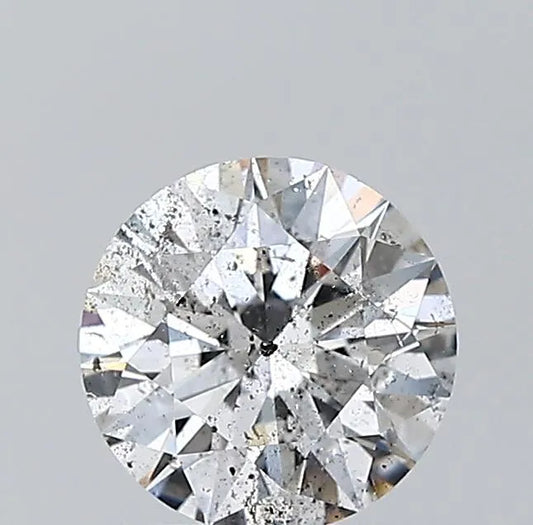1.20ct Round Natural Diamond (Colour G, Clarity I1, Cut EX, IGI Certified)