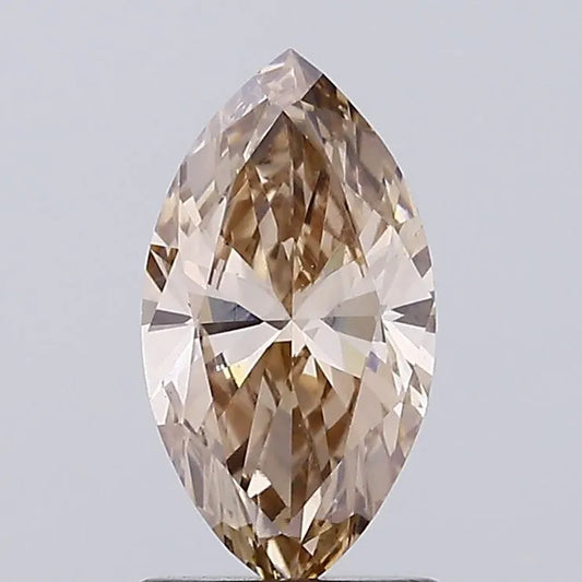 1.21ct Marquise Lab Grown Diamond (Colour Fancy Brown, Clarity VVS2, IGI Certified)