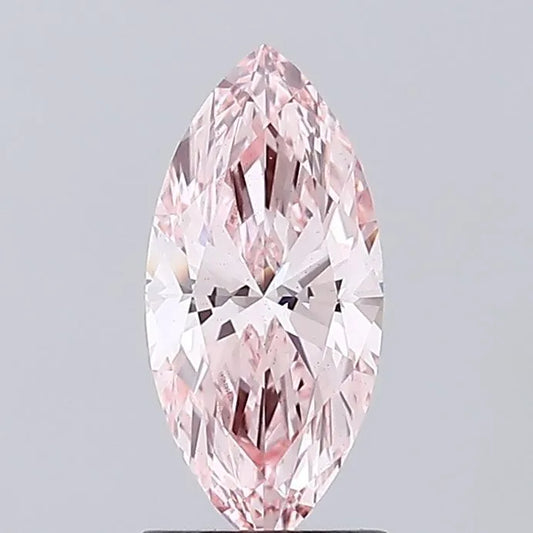 1.21ct Marquise Lab Grown Diamond (Colour Fancy Vivid Pink, Clarity VS1, IGI Certified)