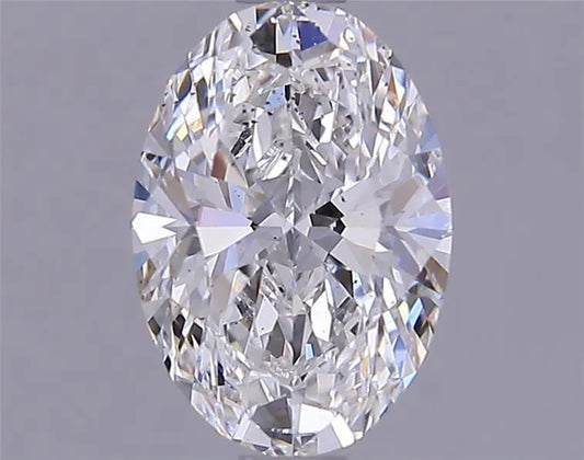1.23ct Oval Lab Grown Diamond (Colour F, Clarity SI1, IGI Certified)
