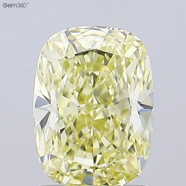 1.26ct Cushion modified Lab Grown Diamond (Colour Fancy Yellow, Clarity VVS2, IGI Certified)