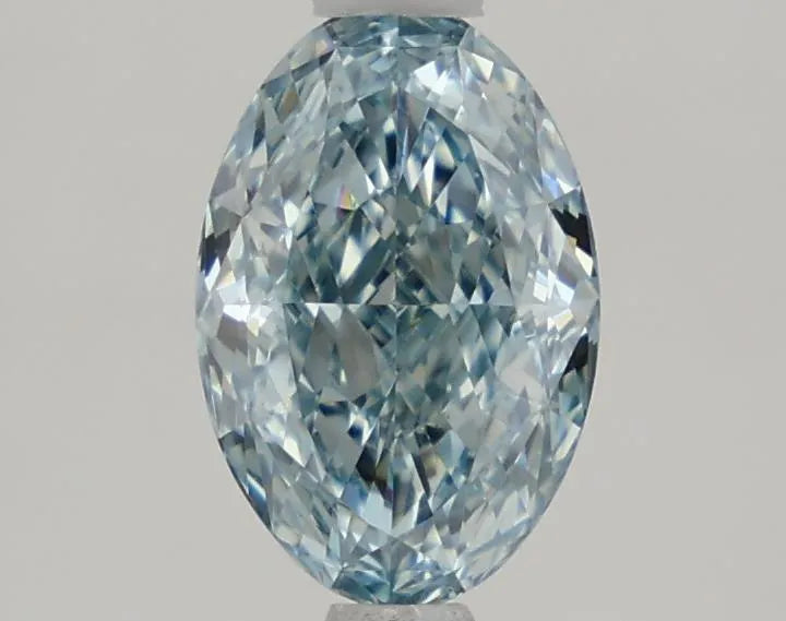 1.27ct Oval Lab Grown Diamond (Colour Fancy Intense Blue, Clarity VVS2, IGI Certified)