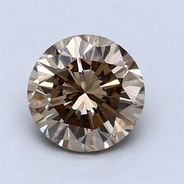 1.32ct Round Natural Diamond (Colour Brown Yellow, Clarity VS1, Cut GD, IGI Certified)