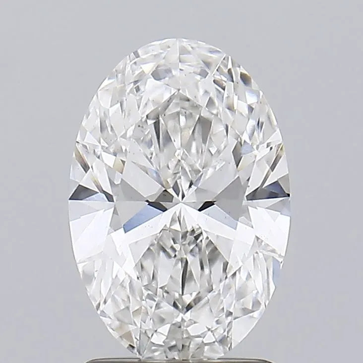 1.50ct Oval Lab Grown Diamond (Colour E, Clarity VS2, IGI Certified)