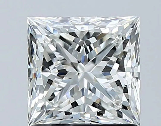 1.51ct Princess Natural Diamond (Colour G, Clarity VS1, Cut GD, GIA Certified)