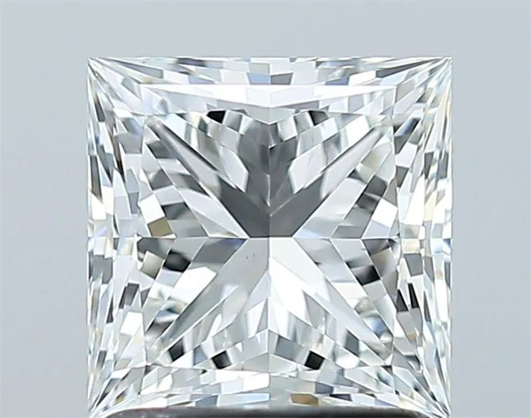 1.51ct Princess Natural Diamond (Colour G, Clarity VVS2, Cut EX, GIA Certified)