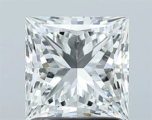 1.51ct Princess Natural Diamond (Colour G, Clarity VVS2, Cut EX, GIA Certified)