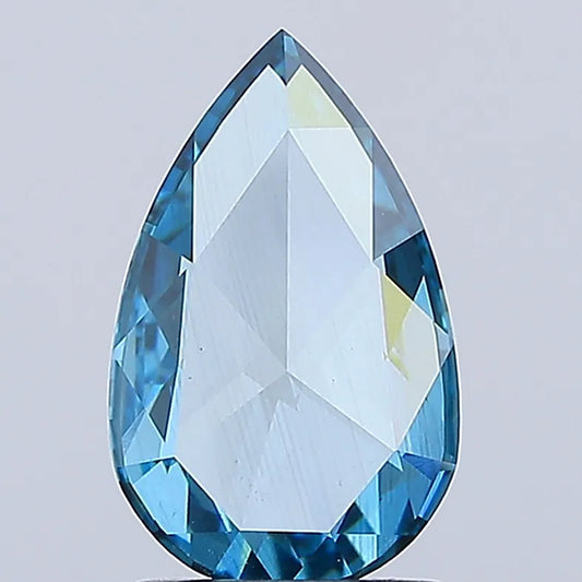 1.51ct Rose Lab Grown Diamond (Colour Fancy Vivid Blue, Clarity SI1, IGI Certified)