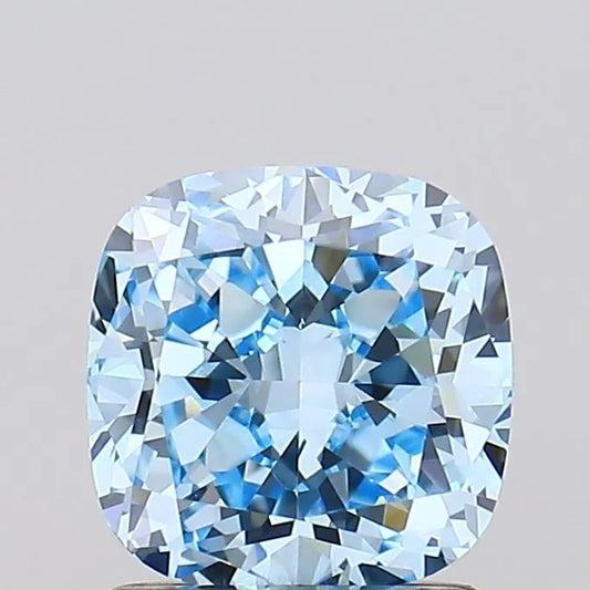 1.52ct Cushion modified Lab Grown Diamond (Colour Fancy Blue, Clarity VS1, IGI Certified)