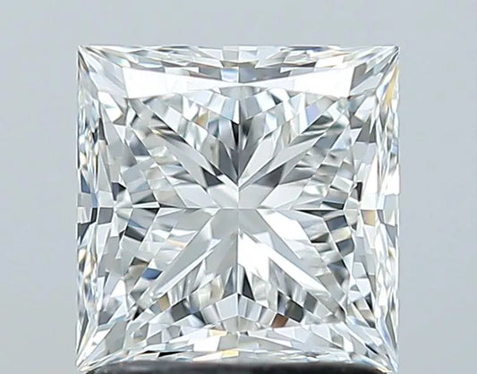 1.52ct Princess Natural Diamond (Colour G, Clarity VS1, Cut EX, GIA Certified)