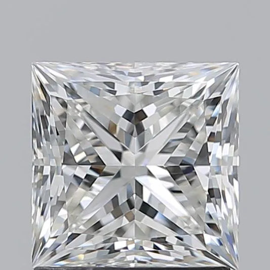 1.52ct Princess Natural Diamond (Colour H, Clarity VS1, GIA Certified)
