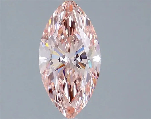 1.54ct Marquise Lab Grown Diamond (Colour Fancy Vivid Pink, Clarity VS1, IGI Certified)