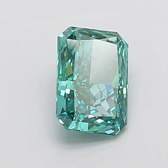 1.56ct Radiant Lab Grown Diamond (Colour Fancy Vivid Green, Clarity VVS2, IGI Certified)