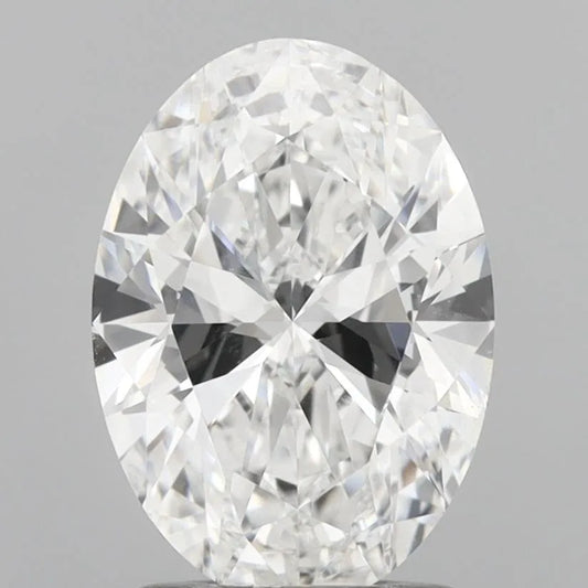 1.60ct Oval Lab Grown Diamond (Colour E, Clarity VVS2, IGI Certified)