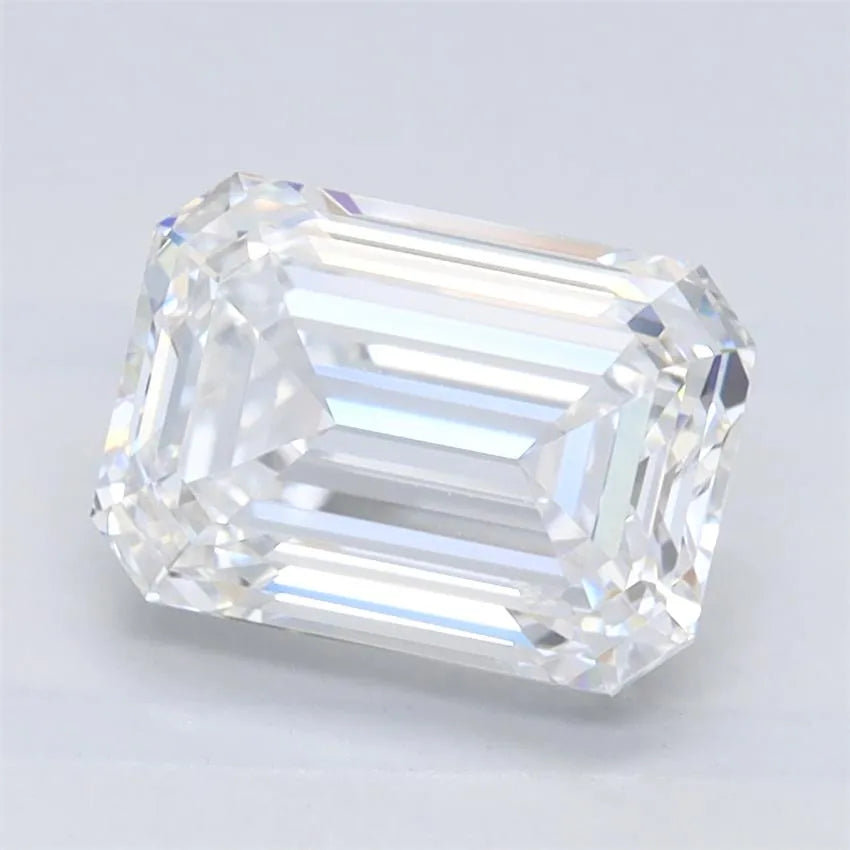1.66ct Emerald Lab Grown Diamond (Colour D, Clarity IF, IGI Certified)